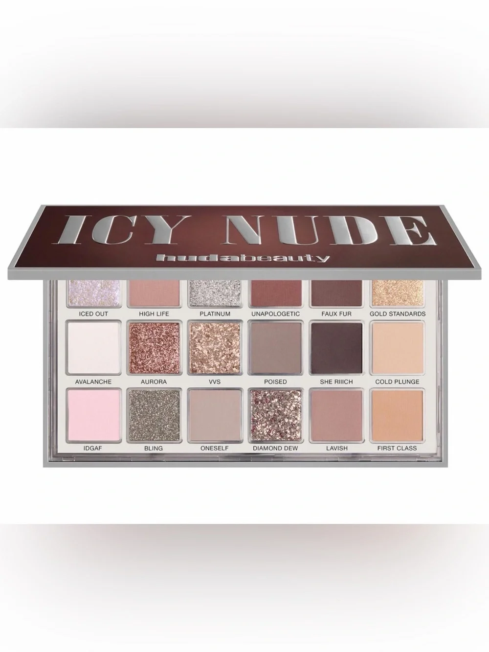 HUDA BEAUTY Icy Nude & Pretty Grunge Duo Palette Set